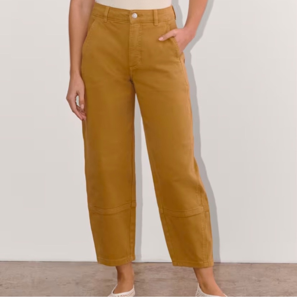 Everlane Women's Tan Barrel Pants